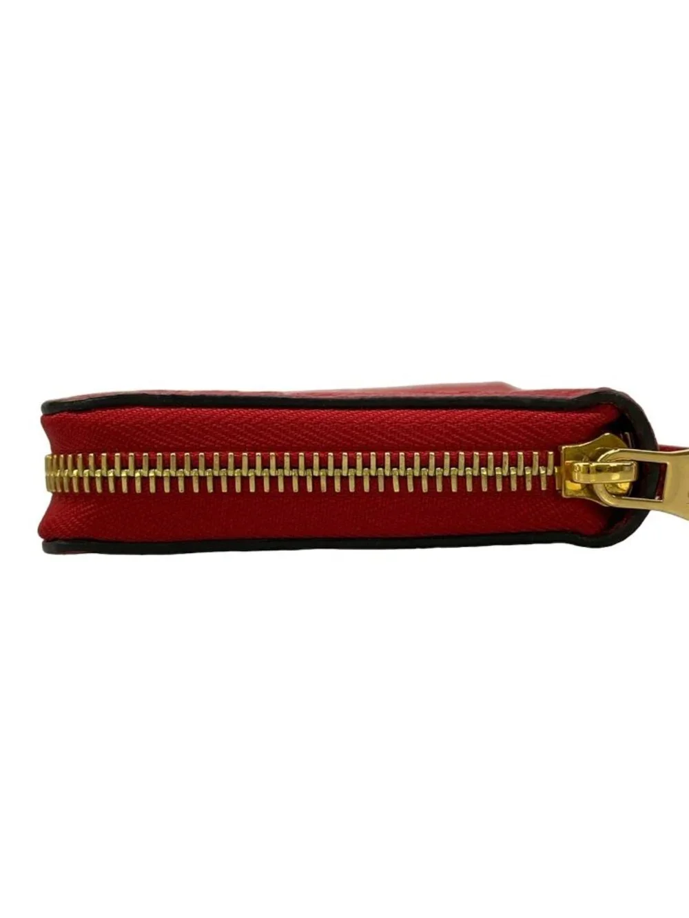 Louis Vuitton Wallet Monogram Empreinte Zippy Scarlet Leather Cowhide